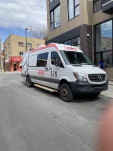 Camion anonyme du ciuss centre sud