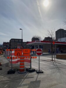 travaux en cours rue ontario