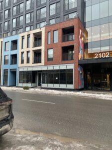 SAQ dans nouveaux condos rue sainte catherien